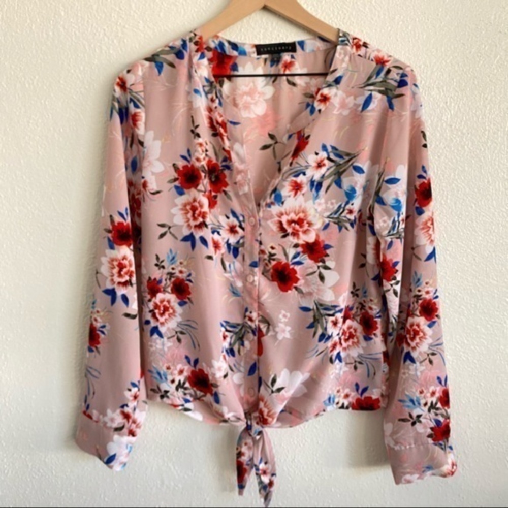 SANCTUARY Floral Blouse